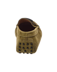 TOD's Tod's T Piatta + Treccia Pell Suede Driver