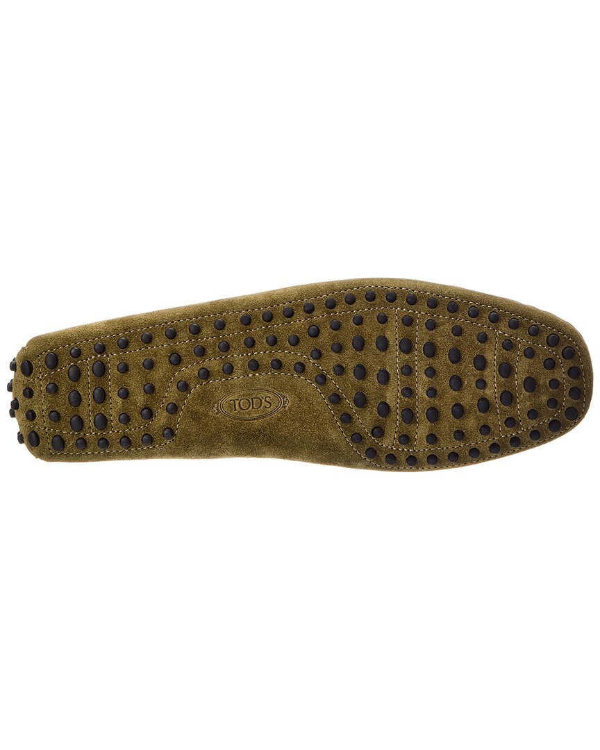 TOD's Tod's T Piatta + Treccia Pell Suede Driver