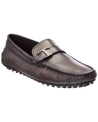 TOD's Tod's T Piatta Laterale City Gommino Leather Driver