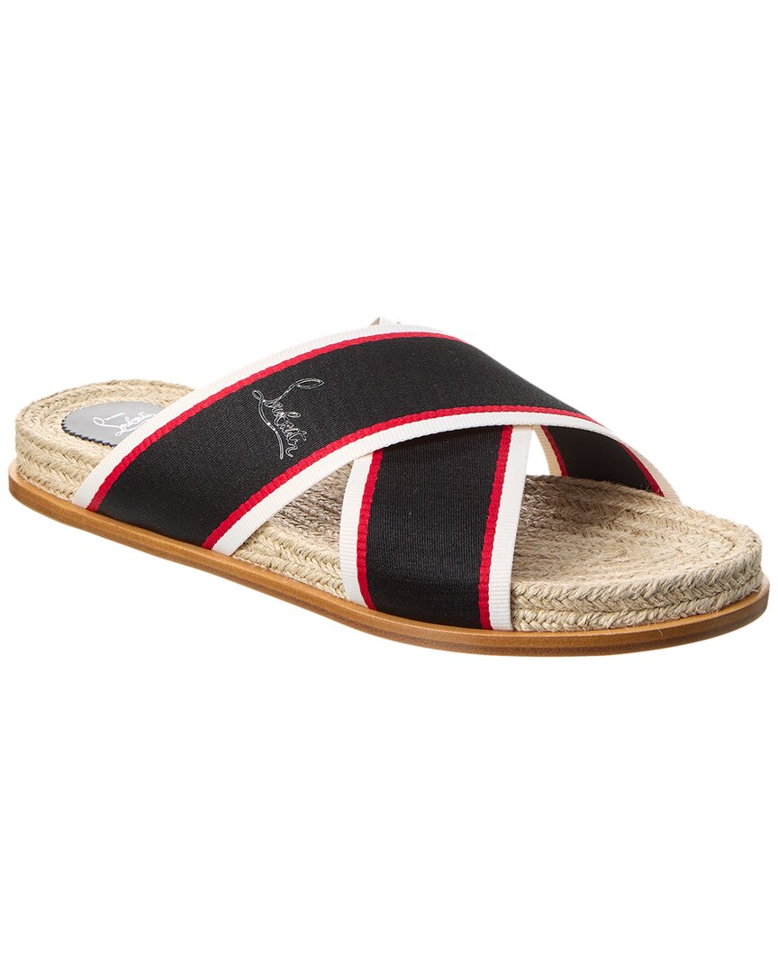 Christian Louboutin Christian Louboutin Hot Cross Grosgrain Sandal