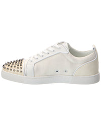 Christian Louboutin Christian Louboutin Louis Junior Spikes Orlato Leather Sneaker