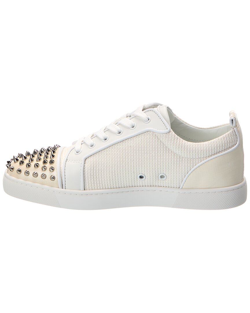 Christian Louboutin Christian Louboutin Louis Junior Spikes Orlato Leather Sneaker