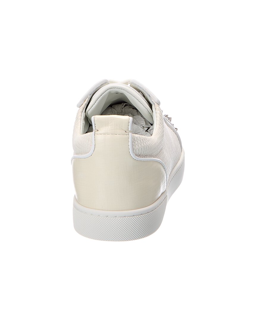 Christian Louboutin Christian Louboutin Louis Junior Spikes Orlato Leather Sneaker