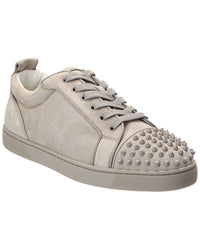 Christian Louboutin Christian Louboutin Louis Junior Spikes Orlato Suede Sneaker