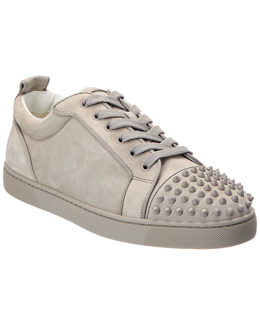 Christian Louboutin Christian Louboutin Louis Junior Spikes Orlato Suede Sneaker