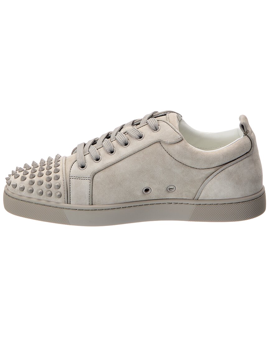 Christian Louboutin Christian Louboutin Louis Junior Spikes Orlato Suede Sneaker