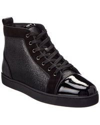 Christian Louboutin Christian Louboutin Louis Orlato Suede & Patent Sneaker