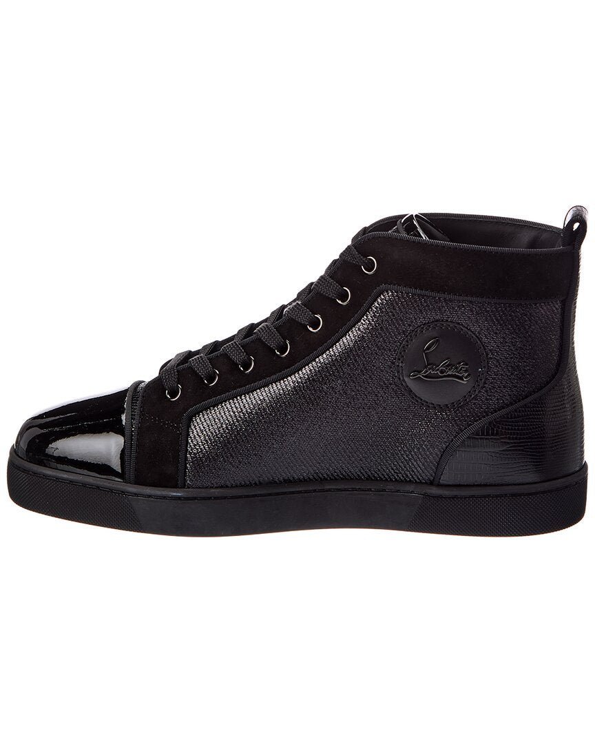 Christian Louboutin Louis Orlato Suede & Patent Sneaker – Bluefly