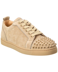 Christian Louboutin Christian Louboutin Louis Junior Spikes Orlato Suede Sneaker