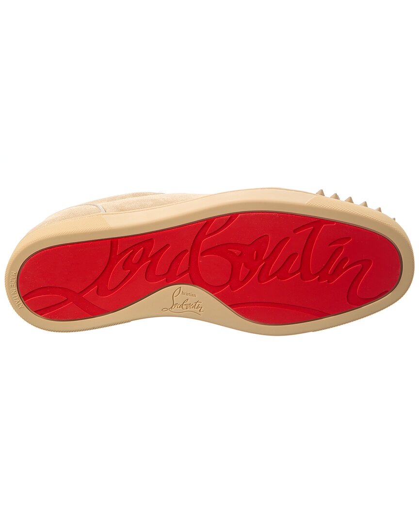 Christian Louboutin Christian Louboutin Louis Junior Spikes Orlato Suede Sneaker