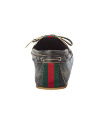 Gucci Gg Logo Leather Loafer