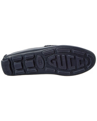 Gucci Gucci Gg Logo Leather Loafer