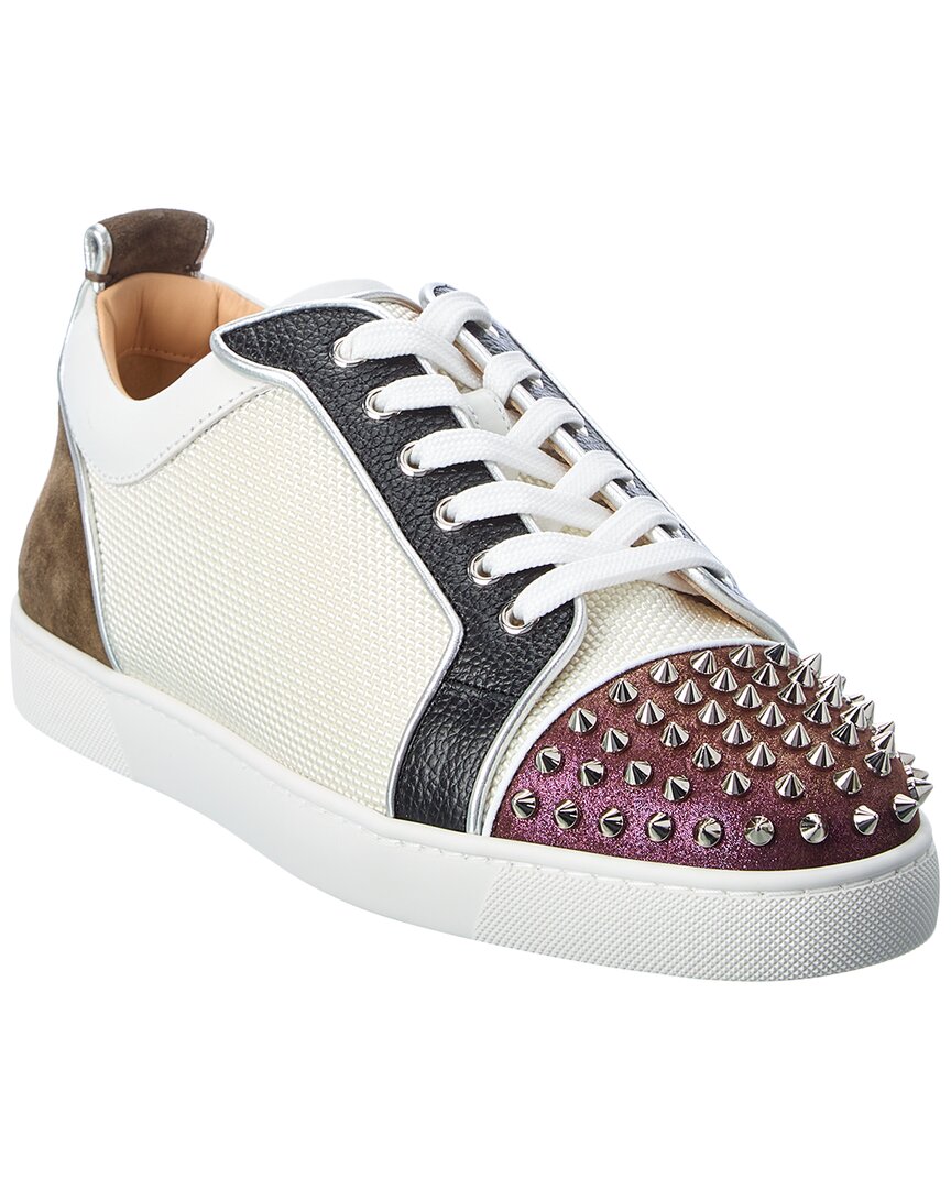 Christian Louboutin Louis Junior Spikes Leather Sneaker