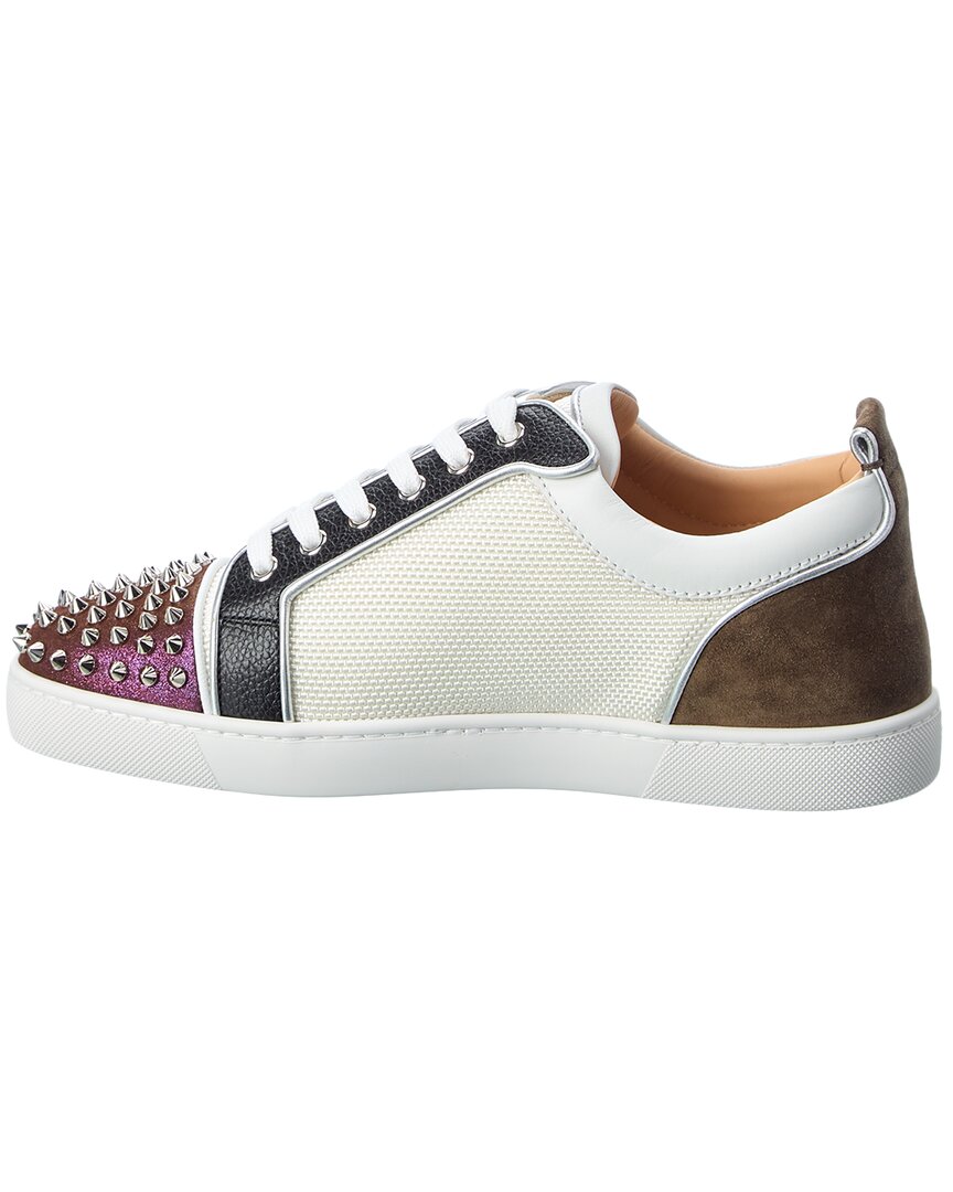 Christian Louboutin Louis Junior Spikes Leather Sneaker