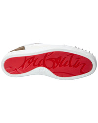 Christian Louboutin Louis Junior Spikes Leather Sneaker