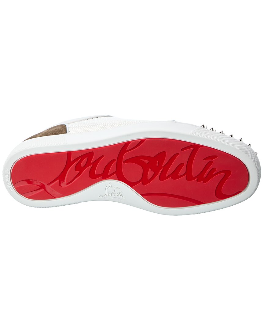 Christian Louboutin Louis Junior Spikes Leather Sneaker