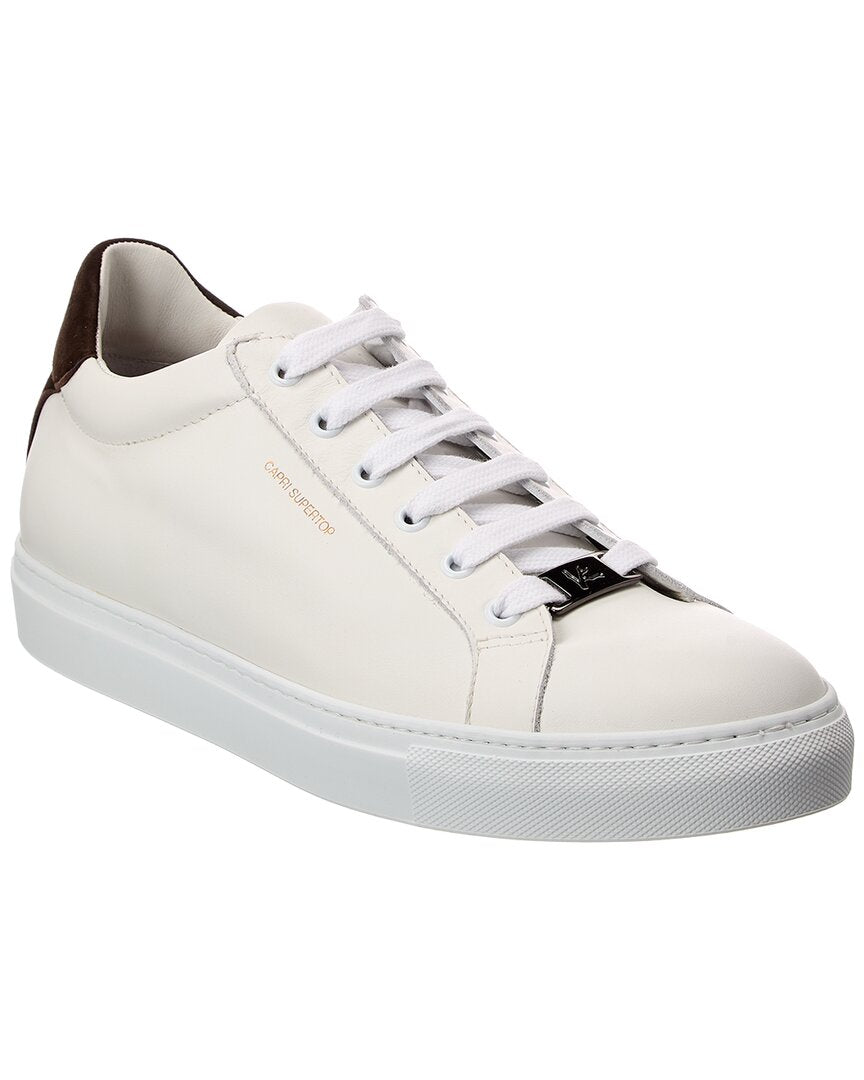 Isaia Leather Sneaker