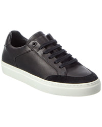 Reiss Reiss Ashley Leather Trainer Calf Leather & Polyester Shoe