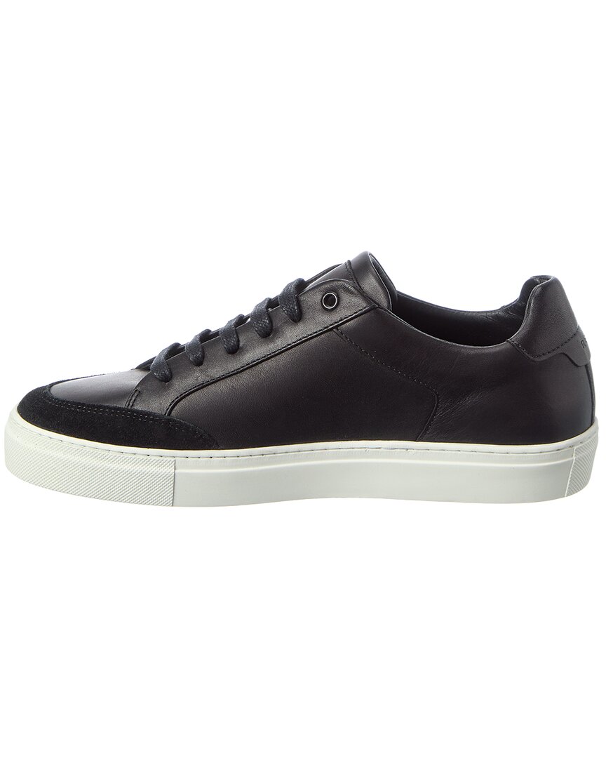 Reiss Reiss Ashley Leather Trainer Calf Leather & Polyester Shoe