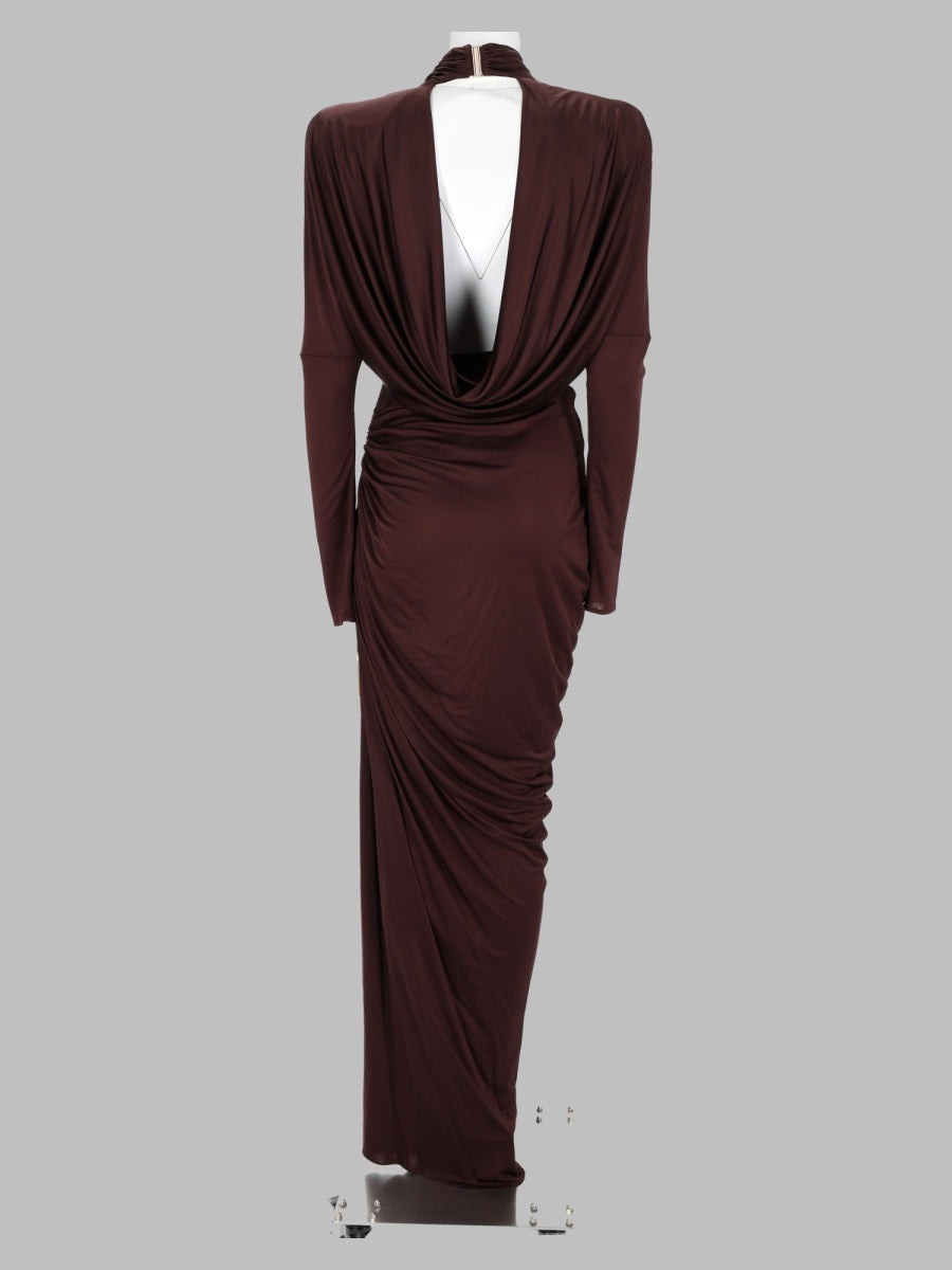 Balmain Women Abito In Jersey Drappeggiato