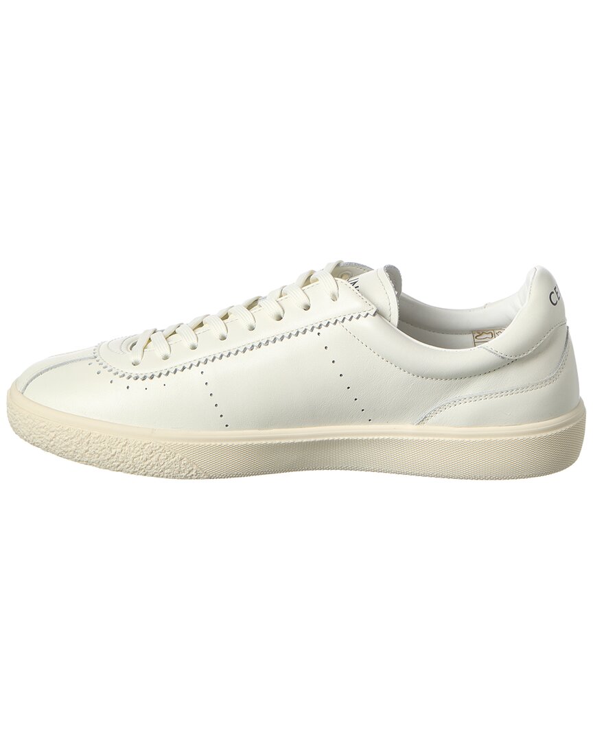 Celine Logo Low Top Leather Sneaker