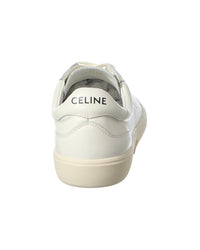 Celine Logo Low Top Leather Sneaker