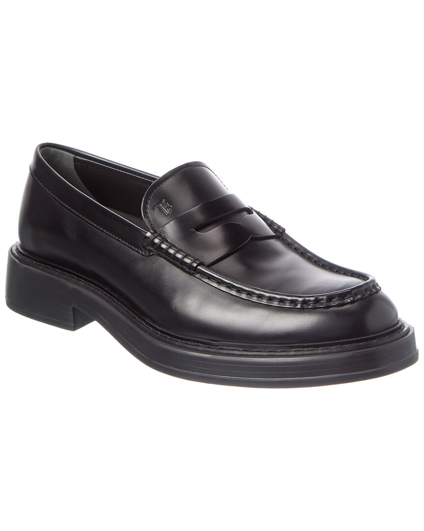 TOD's Tod's Logo Leather Penny Loafer