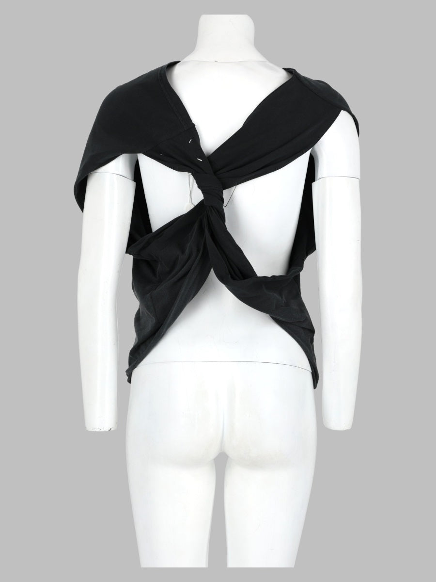 Maison Margiela Women Top In Cotone Con Intreccio