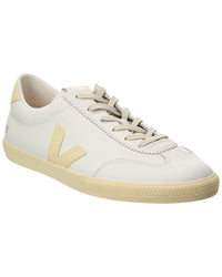 Veja Volley Signature Leather Sneaker