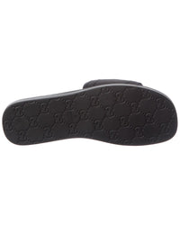 Gucci Gucci Tonal Leather Flat Sandal