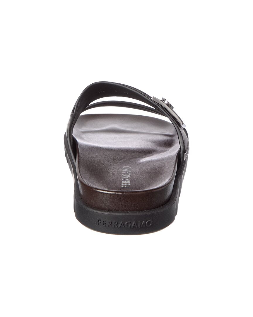 Ferragamo Ferragamo Leather Slide