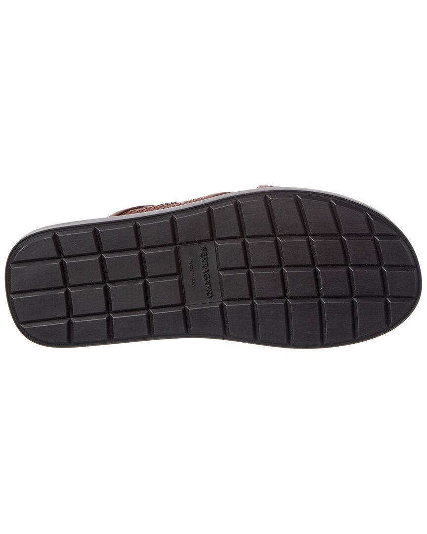 Ferragamo Ferragamo Leather Slide