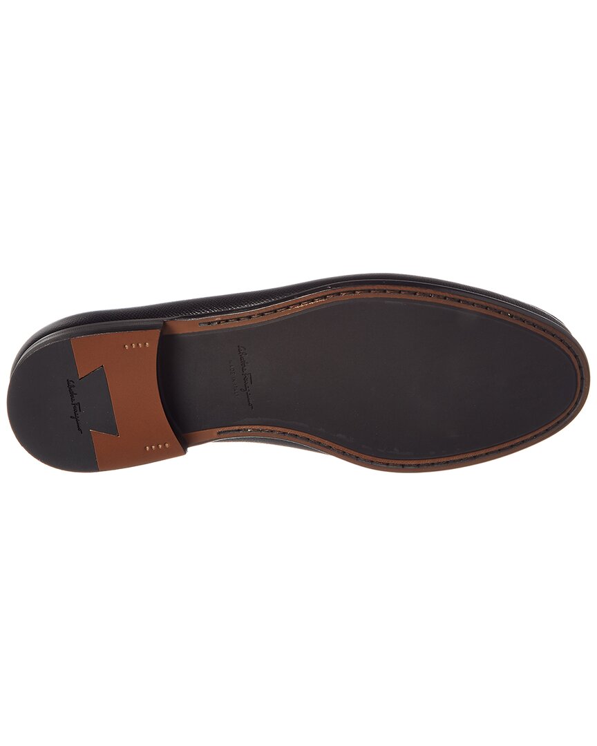 Ferragamo Ferragamo Crown Gancini Bit Leather Loafer