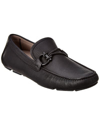 Ferragamo Ferragamo Front Gancini Leather Driver