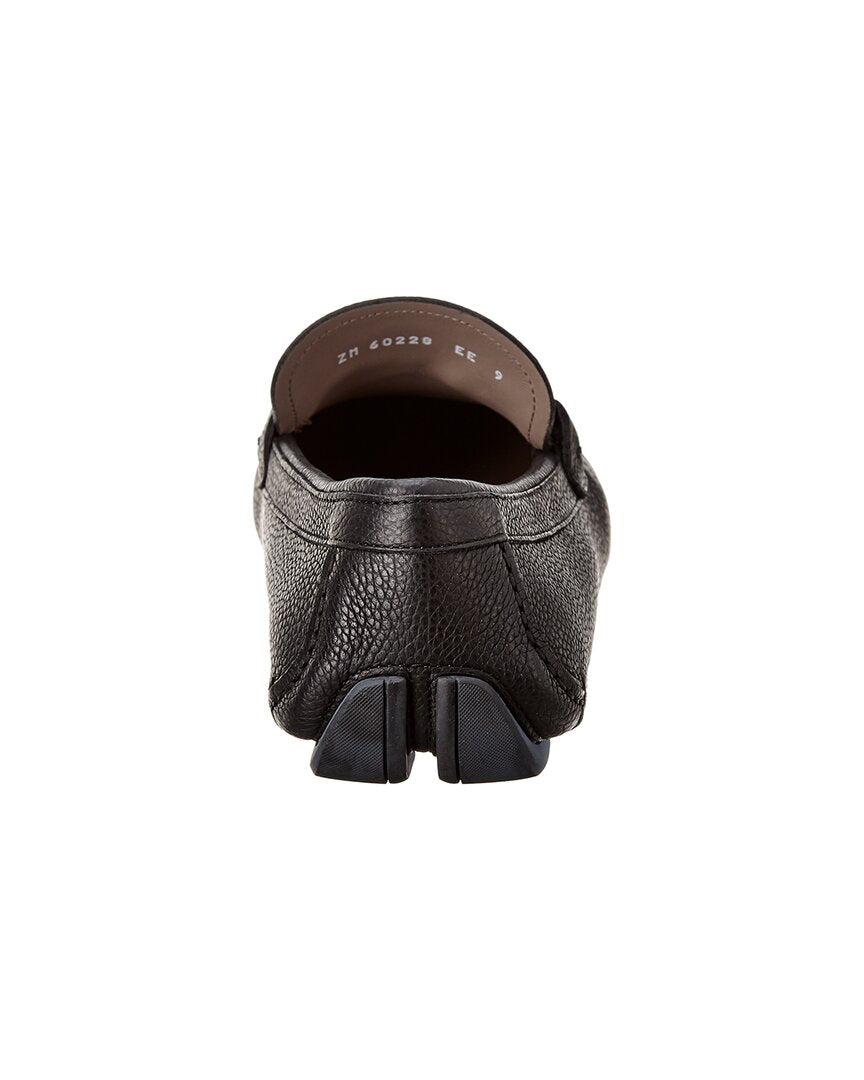 Ferragamo Ferragamo Front Gancini Leather Driver