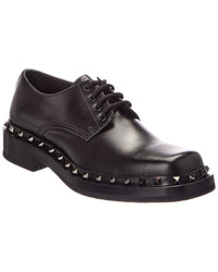 Valentino Valentino Leather Derby Shoe