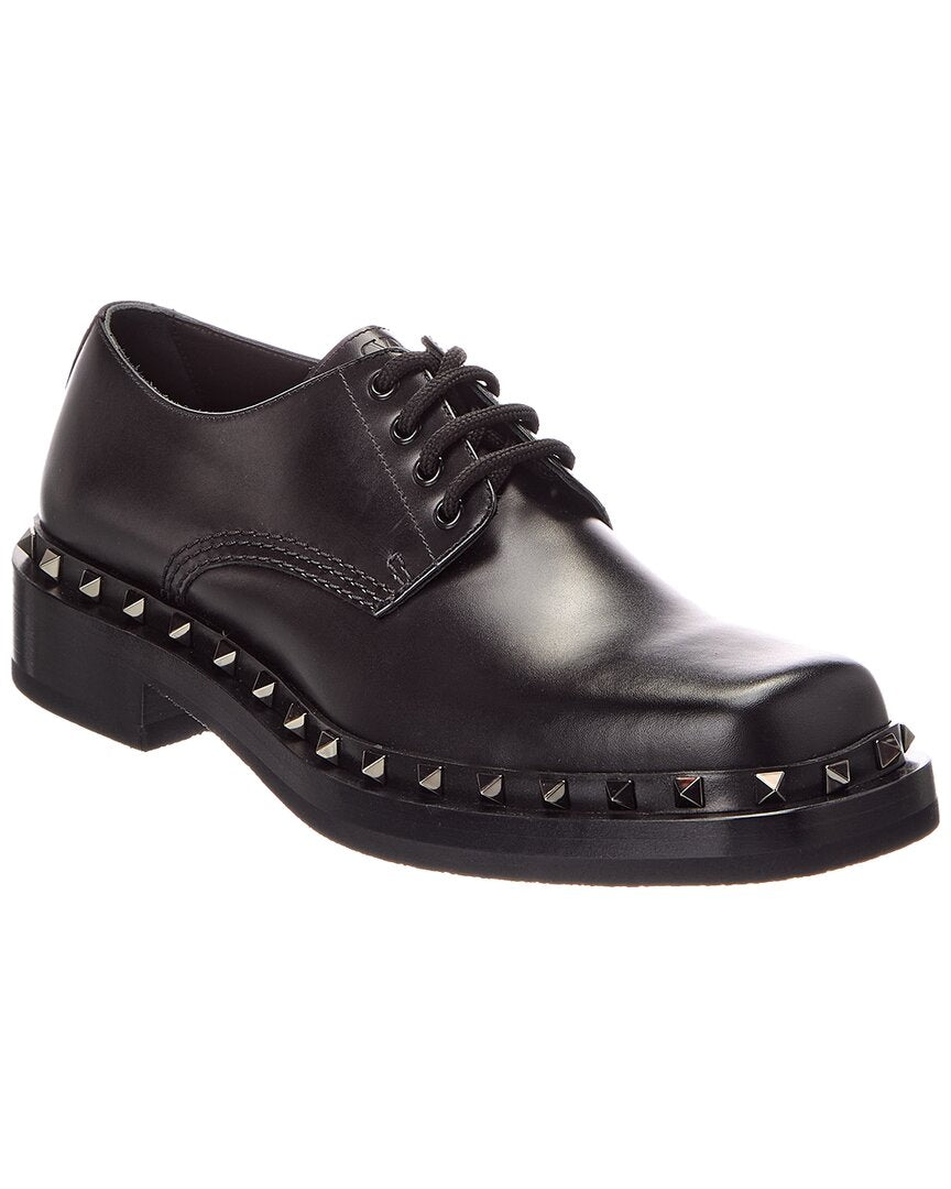 Valentino Valentino Leather Derby Shoe
