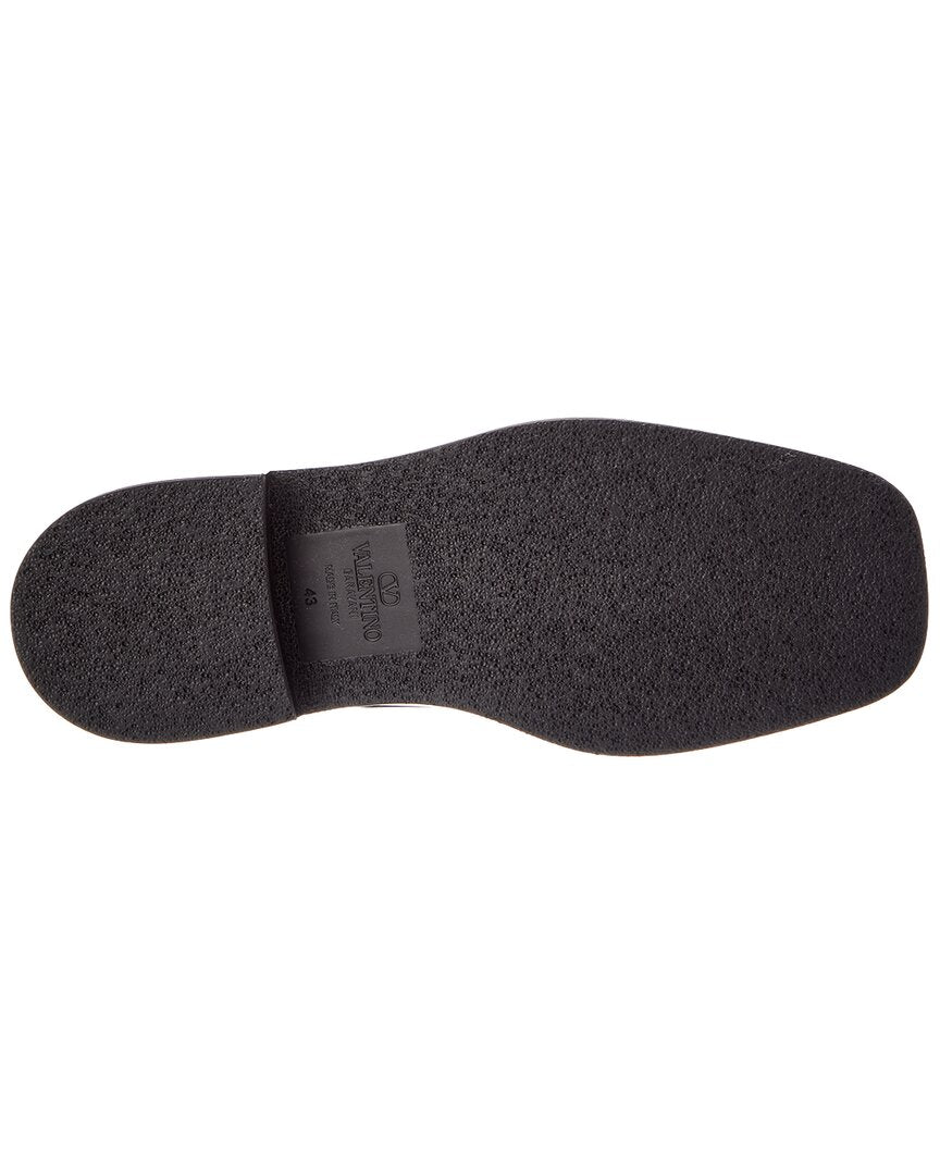 Valentino Valentino Leather Derby Shoe