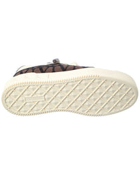 Valentino Valentino Roman Stud Leather & Canvas Sneaker