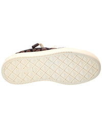 Valentino Valentino Leather-Trim Sneaker