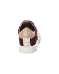 Valentino Valentino Leather-Trim Sneaker