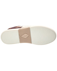 Valentino Valentino Leather-Trim Sneaker