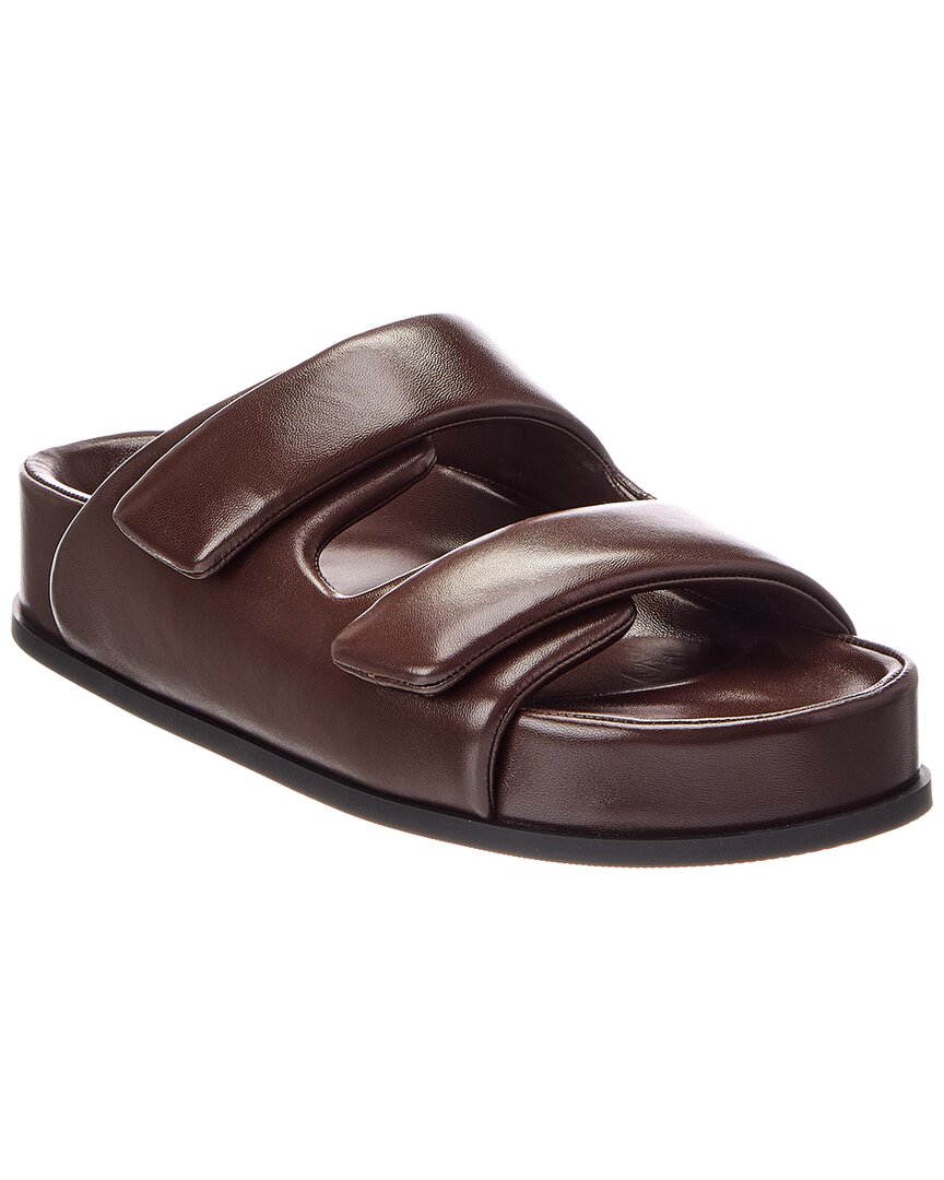 Valentino Valentino Leather Slide Sandal