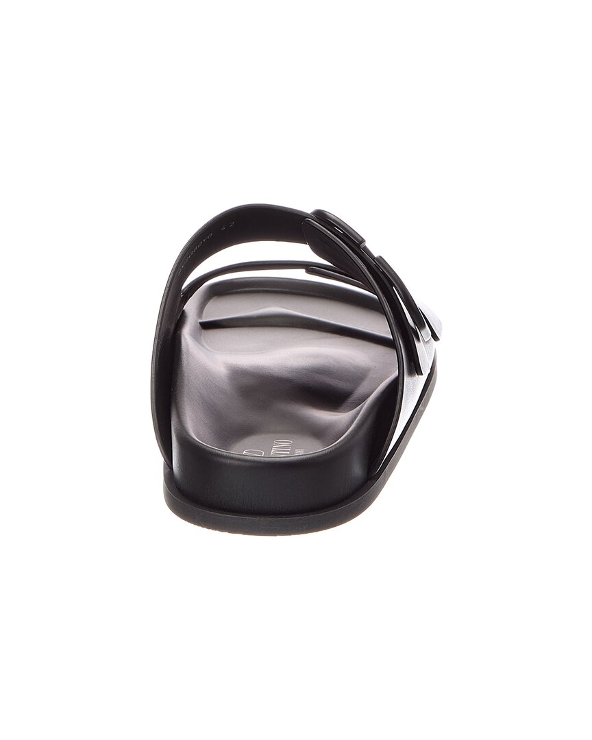 Valentino Valentino Leather Slide Sandal