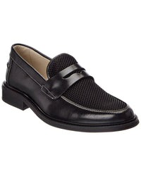 Bruno Magli Bruno Magli Alex Loafer Leather & Mesh Loafer