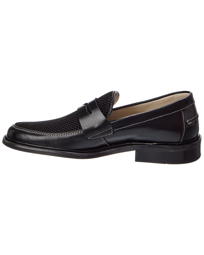 Bruno Magli Bruno Magli Alex Loafer Leather & Mesh Loafer