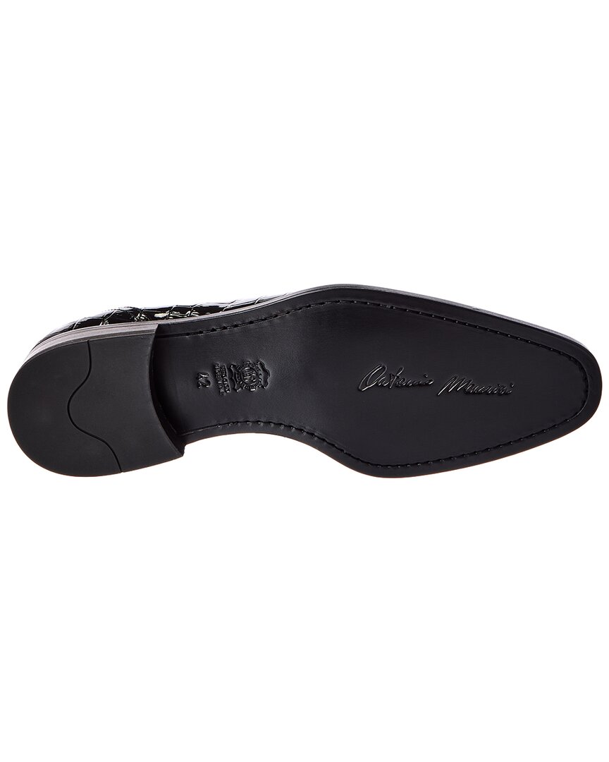 Antonio Maurizi Antonio Maurizi Croc-Embossed Patent Loafer