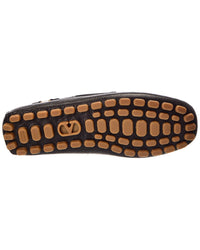 Valentino Valentino Leather Moccasin