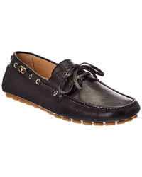 Valentino Valentino Leather Moccasin