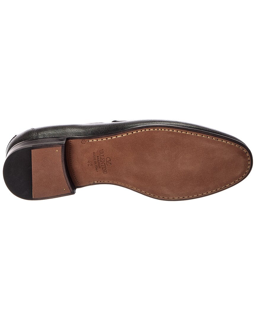 Valentino Valentino Leather Loafer